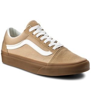 Vans Old Skool Sesame/Gum Sole sz 8.5W
